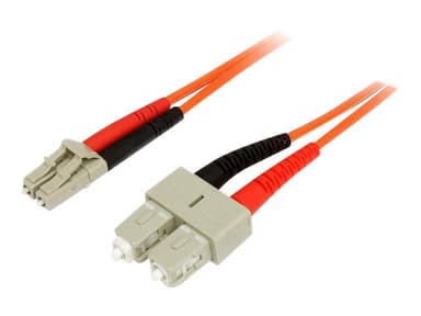 Startech 2m Fiber Optic Cable SC/UPC LC/UPC OM2 2m 