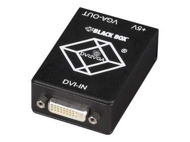 Black Box Video Adapter DVI-D Hona VGA Hane Svart 