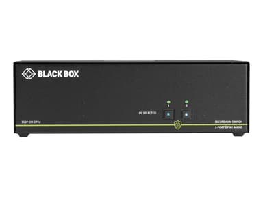 Black Box NIAP 3.0 Secure KVM Switch - 4K 2xDP USB 2-Port 