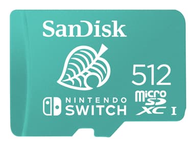 SanDisk Nintendo Switch 512GB microSDXC UHS-I -muistikortti 