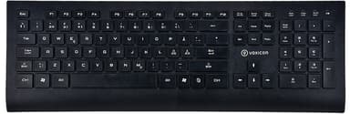 Voxicon Wireless Keyboard 602Wl Black Trådlös Nordisk 