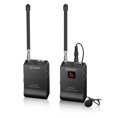 Boya BY-WFM12 VHF Wireless Microphone System Svart 