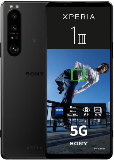 Sony XPERIA 1 III + WH-1000XM3 256GB Dual-SIM Svart 