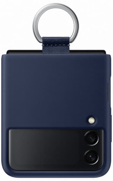 Samsung EF-PF926 Silicone Cover With Ring Samsung Galaxy Z Flip 3 Marineblå 