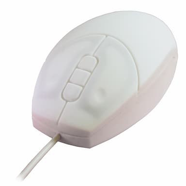 Kondator Ahaa Resimouse Silicon Mouse 800dpi Met bekabeling Muis Wit 