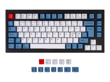 Keychron Q1 / K2 Keycap Set Blue ISO Nordic 