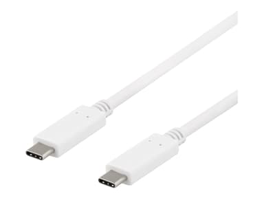 Deltaco USB-C kabel 100W 1m 24-stifts USB-C Hane 24-stifts USB-C Hane 