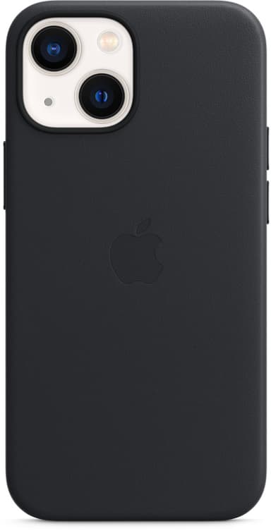 Apple Leather Case With Magsafe iPhone 13 Mini Keskiyö 