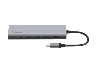 Belkin CONNECT USB-C 7-in-1 Multiport Adapter USB-C Mini-dock 