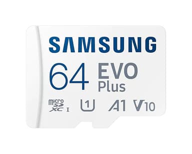 Samsung Evo Plus Microsdxc 64Gb A1 V10 U1 W/a 64GB microSDXC UHS-I-geheugenkaart 