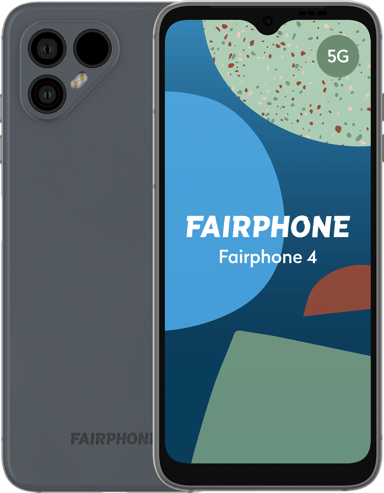 Fairphone 4 128GB Dobbelt-SIM Grå 