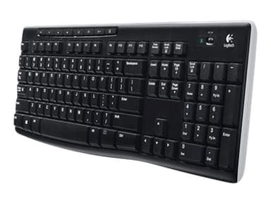 Logitech Wireless Keyboard K270 Trådlös Tysk 