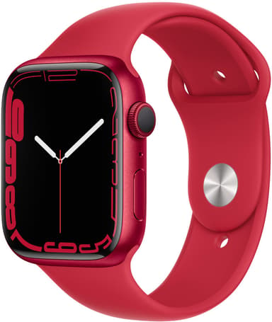Apple Watch Series 7 GPS, 45mm (PRODUCT)RED Aluminium Case with (PRODUCT)RED Sport Band 