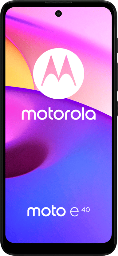 Motorola Moto E40 64GB Dual-SIM Carbon grå 