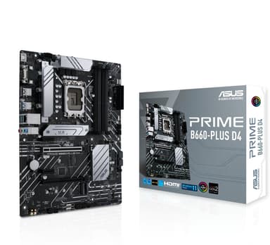 ASUS Prime B660-plus D4 Ddr4 S-1700 ATX ATX Emolevy 