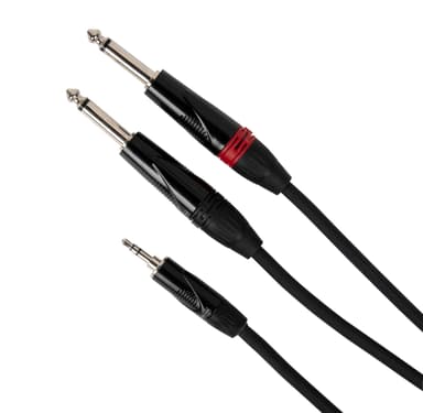 Pulse Sound Signalkabel 3,5MM - 2x 6,3 3M 
