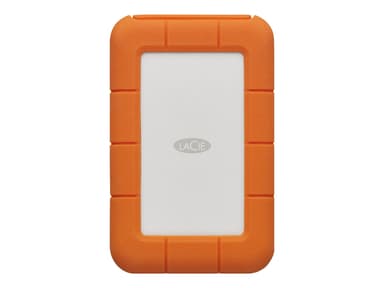 LaCie Rugged USB-C 2TB Orange Sølv 