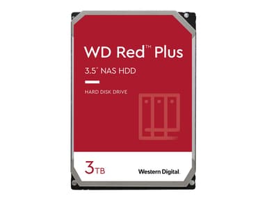 WD Red Plus 3TB 3.5" 5,400rpm SATA-600 