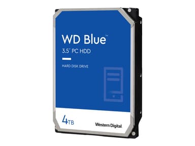 WD Blue 4Tt 3.5" 5,400kierrosta/min Serial ATA-600 