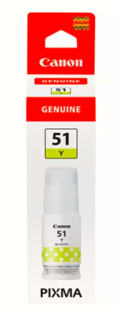 Canon Ink Yellow GI-51 Y - G1520/G2550/G2560/G3520/G3560 