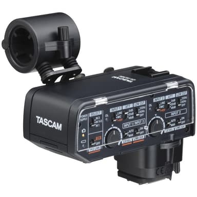 Tascam XLR Microphone Adapter For Mirrorless Canon Cameras 