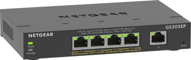 Netgear GS305EP 5-Port Gigabit Ethernet PoE+ Smart Managed Plus Switch 