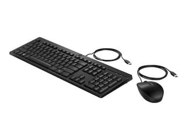 HP 225 Nordiska länderna Sats med tangentbord och mus 