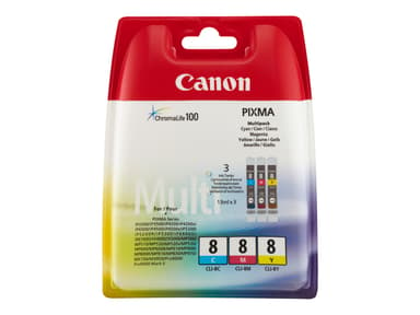 Canon Inkt Multipack CLI-8 (C/M/Y) 
