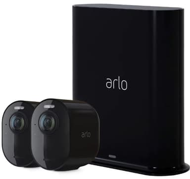 Arlo Ultra 2 Wireless surveillance 2-pack Zwart 
