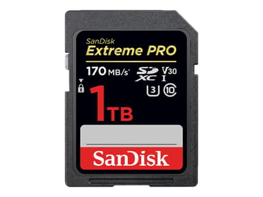 SanDisk Extreme Pro 1,000GB SDXC UHS-I minneskort 