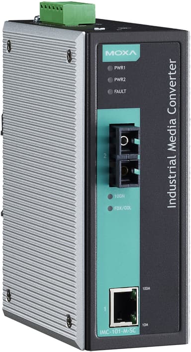 Moxa IMC-101-M-SC Industrial Fiber Media Converter 