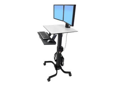 Ergotron WorkFit-C Dual Sit-Stand Workstation 