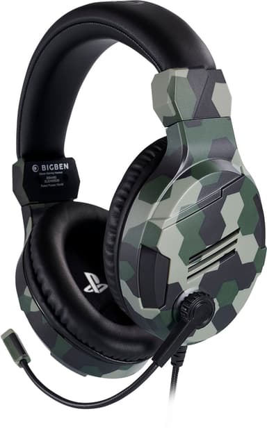 Big Ben Stereo Gaming Headset V3 Ps4/ps5 - Camo/green 