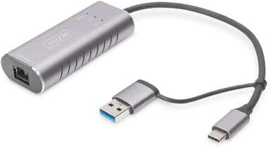 Digitus Verkkosovitin 2.5 Gigabit USB-C/USB 