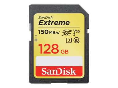SanDisk Extreme 128GB SDXC UHS-I -muistikortti 