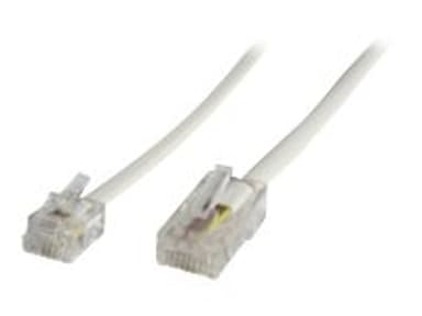 Microconnect Network cable 3m RJ-45 Male RJ-12 Male 