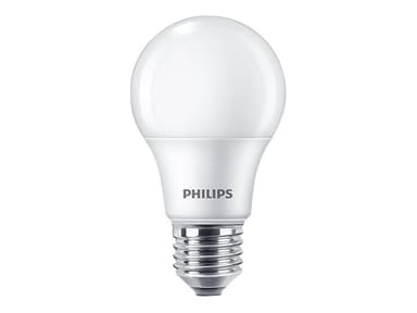 Philips LED E27 Normal Frost 8 watt (60 watt) 806 lumen 4-pakning 