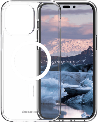 dbramante1928 Iceland Pro Magsafe 100% Återvunnen plast iPhone 14 Pro Max Klar 