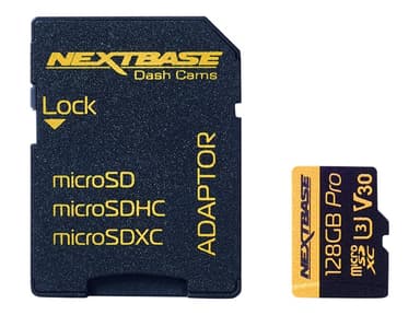 Nextbase - Flashminnekort (microSDXC til SD-adapter inkludert) 