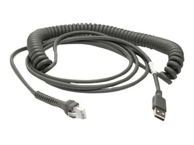 Zebra Kabel USB 4.5m Spiral 