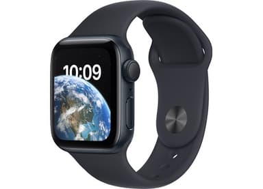 Apple Watch SE GPS 40mm Midnight Aluminium Case with Midnight Sport Band 