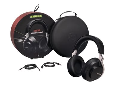 Shure Aonic 50 trådløse hodetelefoner med ANC & mikrofon 3,5 mm jakk USB-C Stereo Svart Sølv 