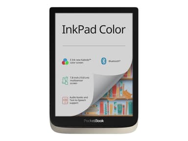 PocketBook Inkpad Color Moon Silver #Demo 16,000GB Hopeinen kuu 