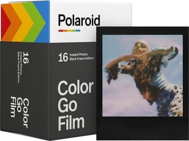 Polaroid Go Film Double Pack 16 Photos - Black Frame 