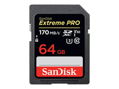 SanDisk Extreme Pro 64GB SDXC UHS-I -muistikortti 