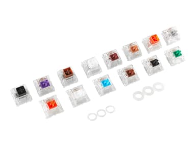 Glorious Gateron Switches Sample Pack Provpacket med tangentbord och switch 