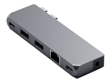 Satechi Pro Hub Mini USB-C x 2 Mini-dockningsenhet 