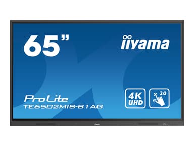 iiyama ProLite TE6502MIS-B1AG 65" Touch 4K UHD VA 16:9 65" 400cd/m² 4K UHD (2160p) 16:9 