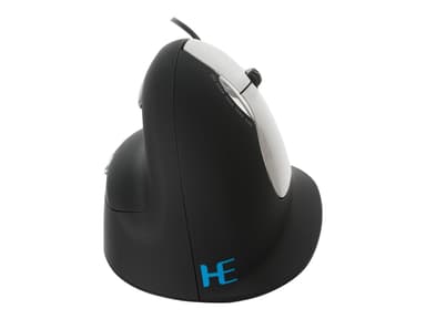 R-Go Tools R-Go HE Mouse Ergonomic mouse, Large (above 185mm), Right Handed, wired Met bekabeling Muis Zilver Zwart 