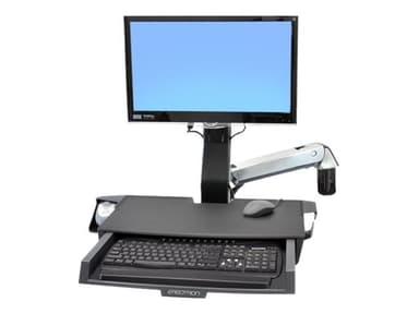 Ergotron StyleView Sit-Stand Combo Arm with Worksurface 